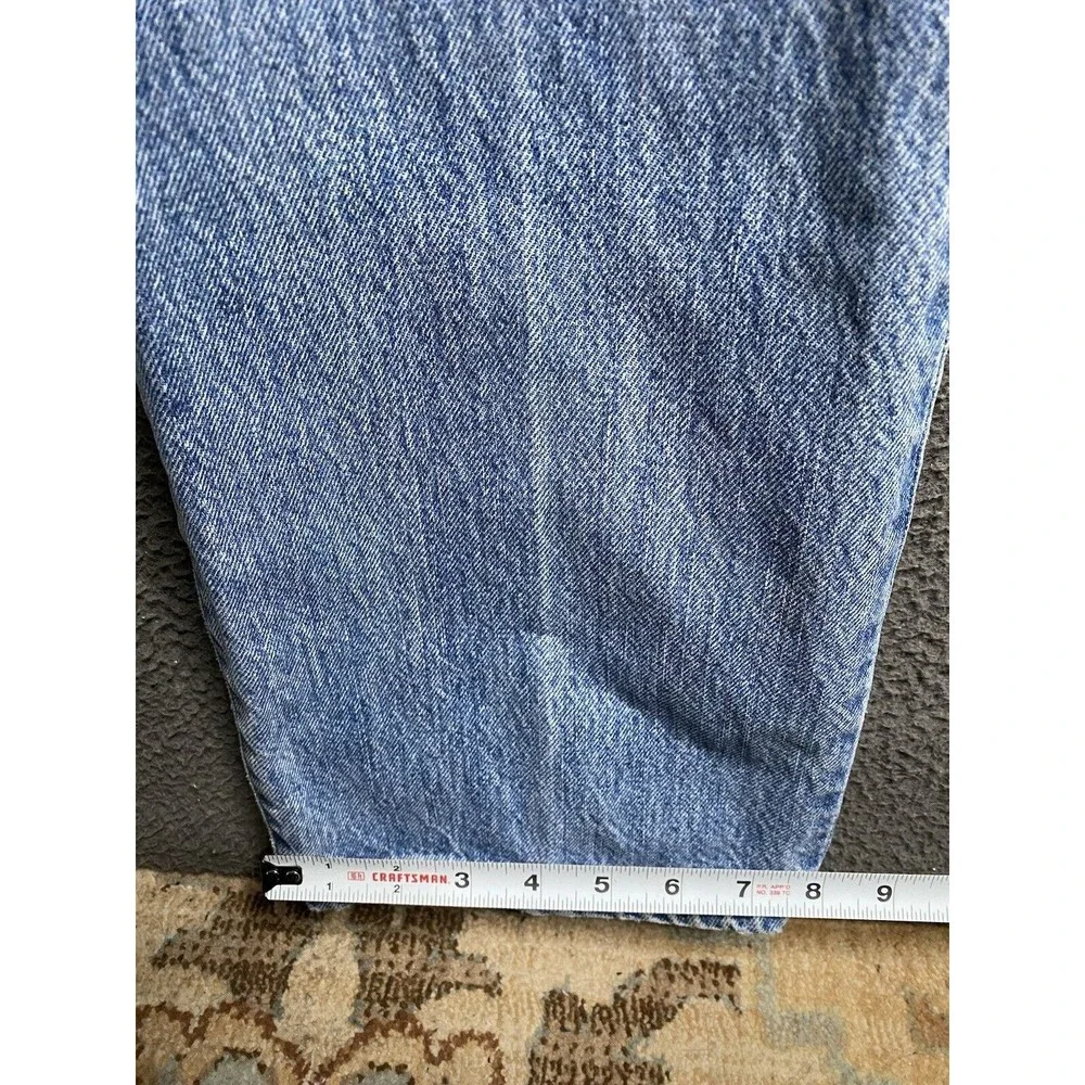 Vintage Y2K Levi's 501 Button Fly Denim Jeans (measured 32x34) Light Wash - Picture 12 of 16